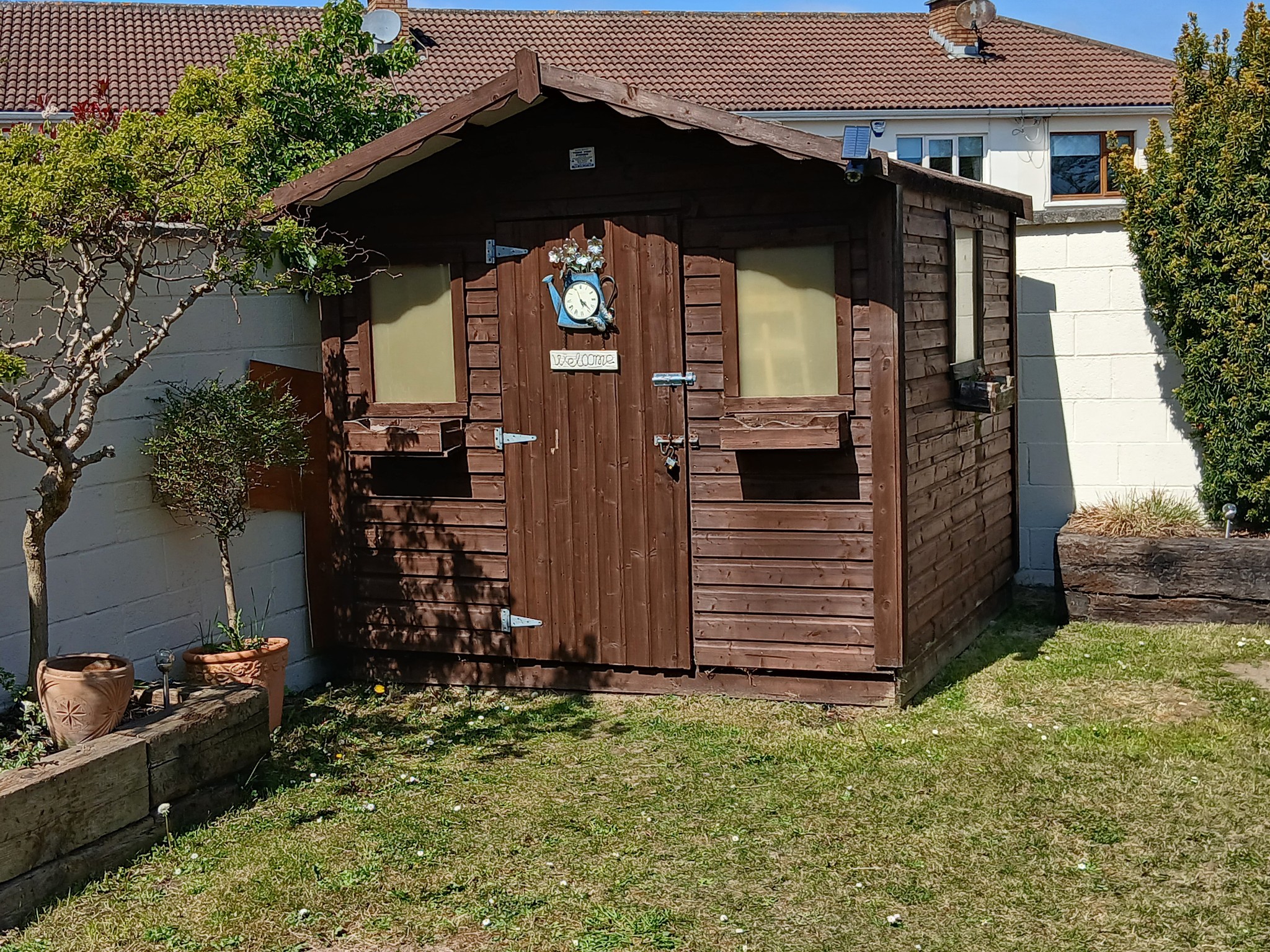 Old shed before painting